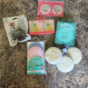 Assorted Facial Cleansing Pads and Eye Masks